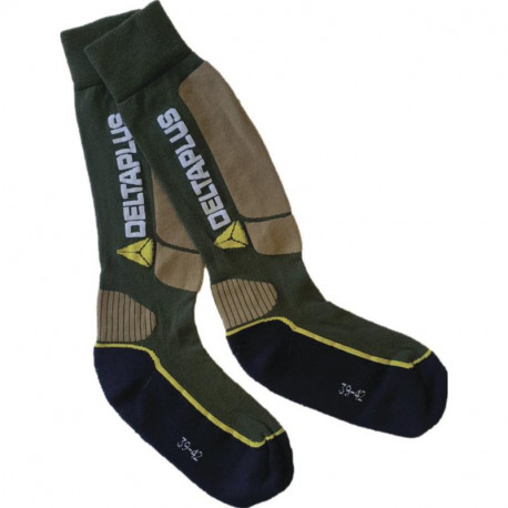 Chaussettes antistatiques et antibactériennes, Kaki-Vert (la paire) - PRATO