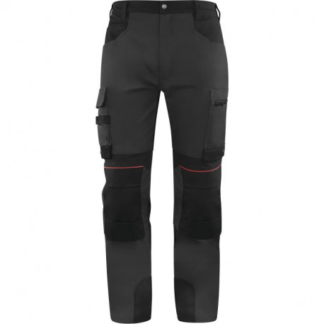 Pantalon de travail MACH 5, Gris/Noir - M5PA3STR
