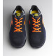 Chaussure de sécurité GLOVE MDS TEXT LOW S1PS FO HRO SR, Bleu marine minuit/Orange fluo