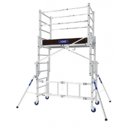 Echafaudage roulant aluminium, 3,80 m - Z'TOWER