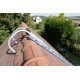 Echelle de toit aluminium + crochet offert - 6.25m - Alu