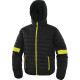 Doudoune matelassée polyamide, Noir/Jaune - BLOOM