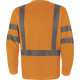 Tee-Shirt Haute Visibilité polyester, Orange fluo - COSMOS