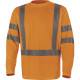 Tee-Shirt Haute Visibilité polyester, Orange fluo - COSMOS