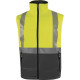 Veste Softshell Haute Visibilité polyester Ripstop, Jaune fluo/Gris - FAST
