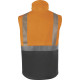 Veste Softshell Haute Visibilité polyester Ripstop, Orange fluo/Gris - FAST