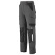 Pantalon STRETCH RULER, Gris Charcoal/Noir