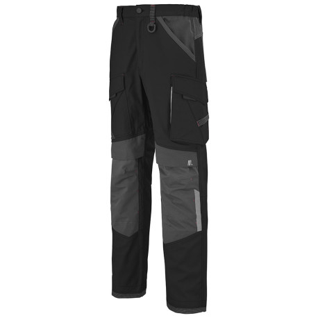 Pantalon RULER, Noir/Gris Charcoal