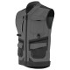 Gilet homme TROWEL, Gris Charcoal/Noir