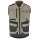 Gilet homme TROWEL, Beige / Gris Charcoal