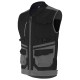 Gilet homme TROWEL, Noir/Gris Charcoal