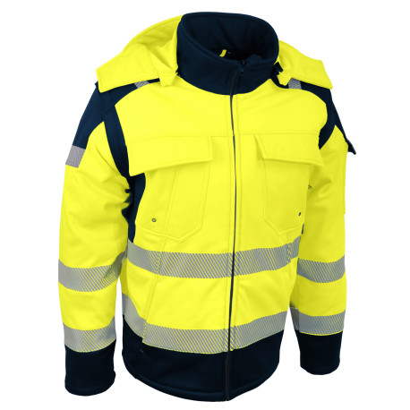 Veste Softshell de signalisation 2 en 1, Jaune - VILNA
