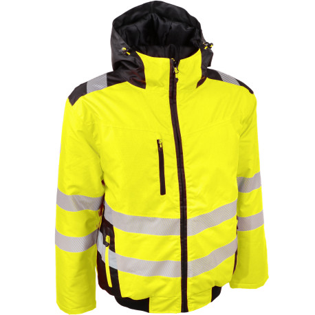 Blouson haute visibilité type aviateur, Jaune - BERGUE