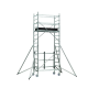 Échafaudage roulant aluminium ALTER PRO PLIANT, hauteur de travail 5 m
