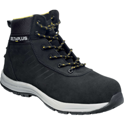 Chaussure haute cuir Nubuck, Noir - SAGA2 S3S SR