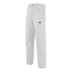 Pantalon BASALTE Coton/Polyester, Blanc