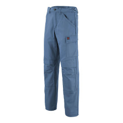 Pantalon BASALTE Coton/Polyester, Bleu métal