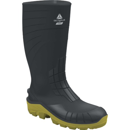 Botte de sécurité robuste, Gris-Jaune - AEROBUILD S5 CI FO SR