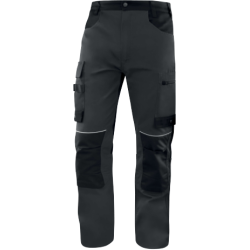 Pantalon de travail coupe loose, Gris/Noir - M5PA3