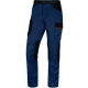 Pantalon de travail stretch coupe ajustée, Bleu marine/Orange - M2PA3STR