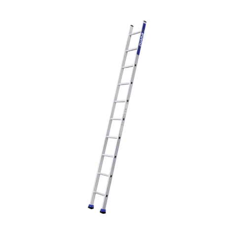 Echelle simple alu / 6 barreaux, 2.70 m hauteur de travail