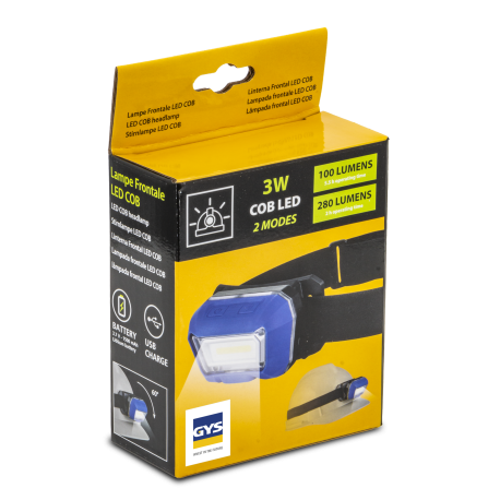 Lampe frontale 280 lumens