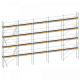 Échafaudage façade F3000, lot de 160 m² - Structure avec lisses + planchers acier