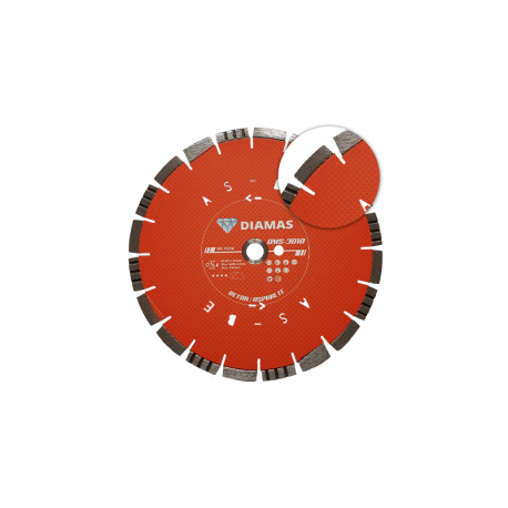 Disque diamant mixte Ø350 alé 20 - DMS 3010 DIAMAS