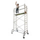 Echafaudage roulant acier - 6.80m - plancher 0.54*1.36m - JUNIOR 200
