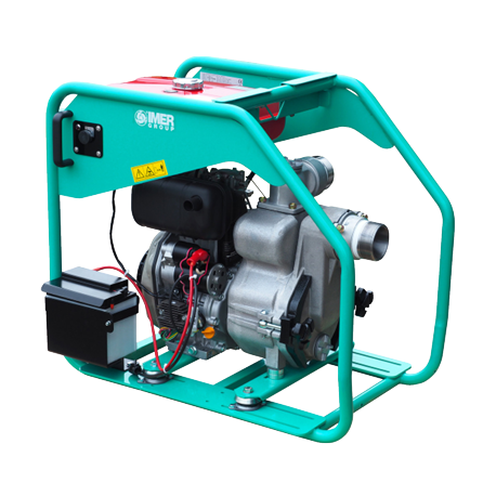 Groupe Motopompe SWT 75 D - Diesel Eaux très chargées Travaux Intensifs 1200L/min